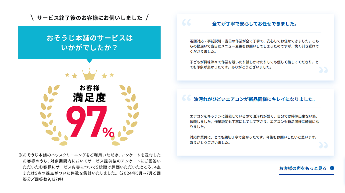 実績・お客様の声