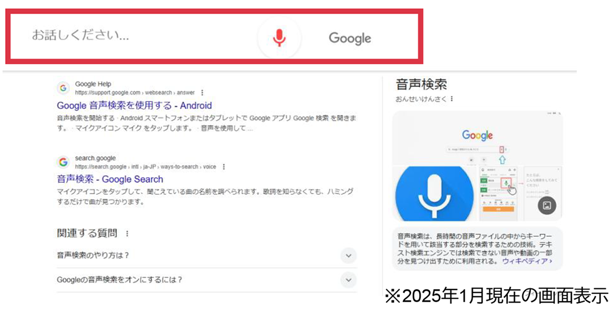 音声検索最適化