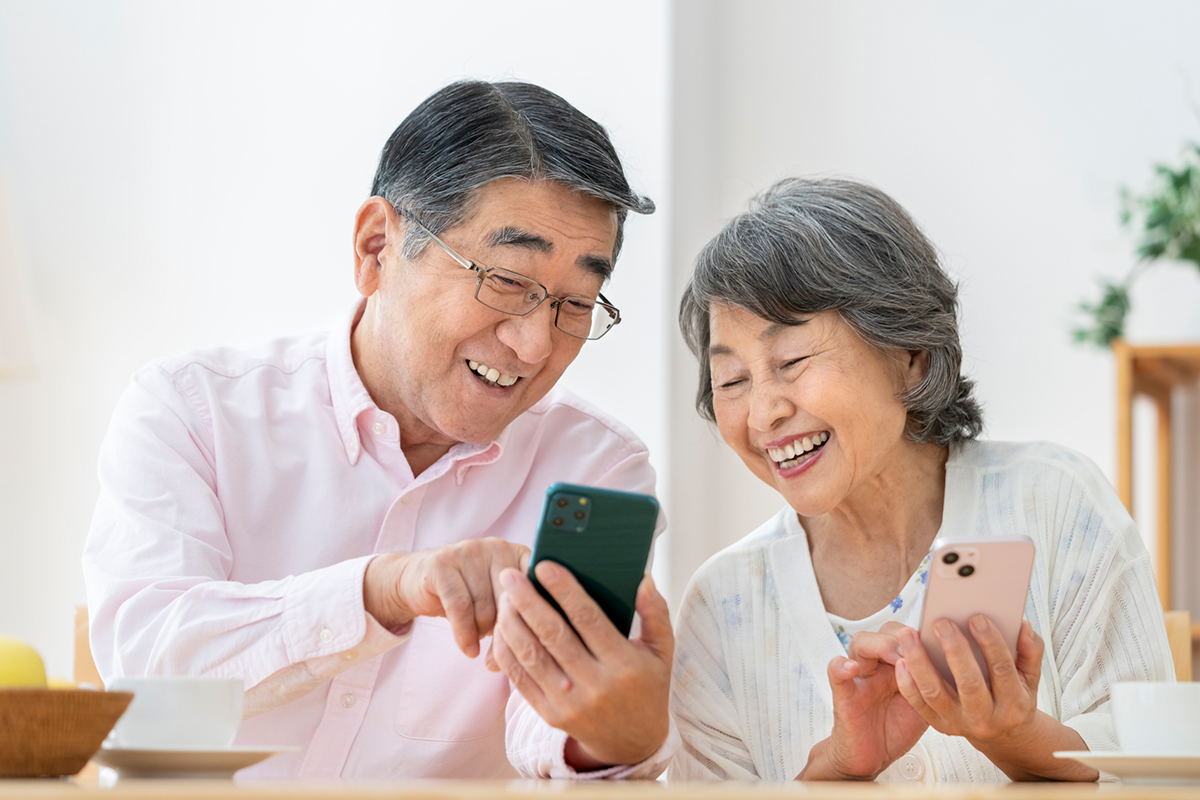 祖父母や親戚と共有しやすい